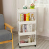 Narrow Slim Kitchen Storage Trolley Fruit Vegetable Gap Rack Basket Shelf Cart