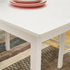 Compact Solid Wood Dining Table and 4 Chairs Set Home Kitchen Furniture 4 Colors