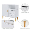 New Small Sideboard Cupboard Display Cabinet Storage with 2 Drawers & 1 Doors