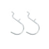 100x Display Looped Peg board Hooks Fits Retail Shop Board Hanging Hanger