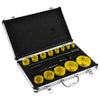 17X BI METAL HSS HOLE SAW CUTTING SET FOR METAL STEEL IRON BRASS