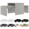 Coffee Table Set Chipboard Living Room Furniture Table Multi Colours