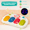 Baby Play Mat Toddler Kick & Play Piano Gym Activity Center with Light & Sound
