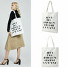 Ladies Handbag Large Tote Shoulder Bag Canvas Shopper Shopping Bag X2pcs