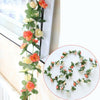 Artificial Rose Flower Floral Fake Vine Hanging Garland Party Wedding Decor Chic