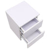 Modern 2 Drawer Chest of Drawers Bedside Table Cabinet Nightstand Bedroom