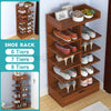 Wooden Shoe Rack Stand Storage Organiser Lightweight Compact Space Save Shelf