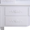 Large Dressing Table Chic Stool Mirror Set Drawers Vanity