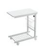 Adjustable Height Sofa Bed Side End Coffee Table on Wheels Laptop Notebook Desk