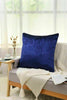 Plain Luxury Crushed Velvet Cushion Cover With Piped Edges All Sizes & Colours