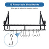 Wall Mount Kitchen Utensils Hanging Shelf Rack Pot Pan Storage Holder#