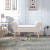 Crushed Velvet Fabric/Linen Bench Bed End Seat Chair Window Sofa Side Ottoman