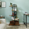 Industrial-Style home shelf Decor plant 5 tier home decor