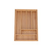 Bamboo Extending Cutlery Tray Drawer 6-8 Adjustable & Durable Compartments