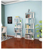 3/4/5/6 Tier S Shape Bookcase Bookshelf Free Standing Shelving Storage Unit Rack
