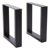 2pcs Industrial Steel Table Legs Box Trapezium X Shape A Frame Bench Coffee Desk