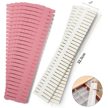 Adjustable Drawer Dividers Storage Organizer Clapboard Plastic Closet Separators