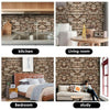 Stone Wall Wallpaper Roll 3D Effect Wallcovering For Living Room Decor UK
