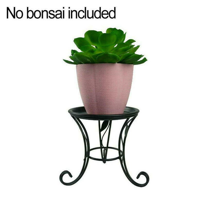 Metal Plant Pot Stand Flower Display Shelf Garden Patio Indoor Outdoor