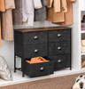 Industrial Chest Drawers Rustic Metal Furniture Vintage Storage Side Cabinet