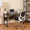 Large Rustic Home Office Desk Storage Shelf Laptop Study Workstation Table