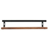 2X Floating Shelf Brackets Shelves Bookshelf Wall Mount Rack Storage Metal Wood