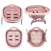 Folding Foot Spa Pedicure Wet Bath Bubble Massage Bucket Feet Therapy Luxury UK
