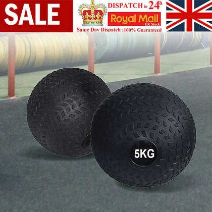5KG Slam Ball No Bounce Easy Grip Fitness Bootcamp Crossfit Boxing Strength Gym