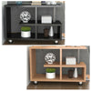 3-Tier Side End Table Open Shelves Storage Coffee Book Magazine Desk Living Room
