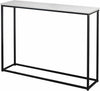Slim Hallway Console Table Narrow Industrial Sideboard Display Unit Metal Desk