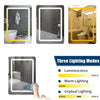 Color Changing LED Illuminated Bathroom Mirror Wall Light Up Touch Switch Sensor