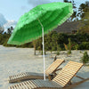Hawaiian Parasol Beach Garden Patio Sunshade Sun Umbrella Outdoor Tilting Green