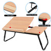 Folding Laptop Table Bed Adjustable Legs Sofa Tray Notebook Stand Computer Desk
