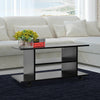 Modern TV Cabinet Stand 3 Tier shelf Storage Shelves Table Wheels