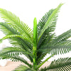 2.7 ft 82cm Artificial Palm Tree Lifelike Fake Potted Plant for Indoor Outdoor