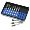 Carbide Burr Die Grinding Shank Tungsten Rotary Drill Set Metal CarvingBit Tool.