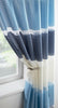 CLEARANCE Single Voile Patterned Curtain Sheer Panels Slot Top - Free Postage