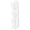 Laundry Hamper Cart Laundry 2/3 Basket Sorter Cart Trolley Hamper Bin Metal Wire