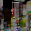 Wind Chimes Solar Powered LED Light Changing Hanging Garden Yard Outdoor Decor