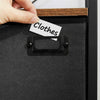 Industrial Style Side Table Bedside Storage Unit Fabric Drawers Nightstand Chest