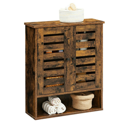 Wall Cabinet Hanging Bathroom Storage Cabinet Medicine Cupboard Shelf BBK121X01