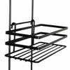3 Tier Black Metallic Hanging Shower Caddy Bathroom Storage Organiser Basket