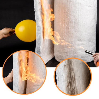 Ceramic Fiber Blanket Fireproof Sound Absorption High Temperature Insulation Mat