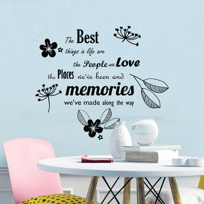 Love Wall Stickers Art Home Decoration House Family Kitchen Quote Decal