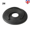 5M Car Door Boot Edge Protector Strip Trim U Shape Guard Seal Rubber Black red
