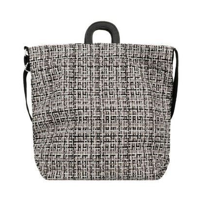 Fashion Woolen Shoulder Bag Women Large Capacity Messenger Handbags (Black)