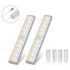 20 LED Two Color Human Body Sensor Strip Lamp RIP Rechargeable USB Cabinet Stair