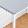 Computer Laptop Table Desk Wood Top Study Office Home Workstation Black/White