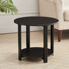 Bedside Table Cabinet Small Side End Table Nightstand Storage Shelf Organizer
