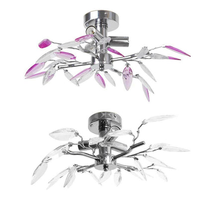 LED Crystal Ceiling Light Chandelier Lamp Modern Kitchen Bed Living Room Lights